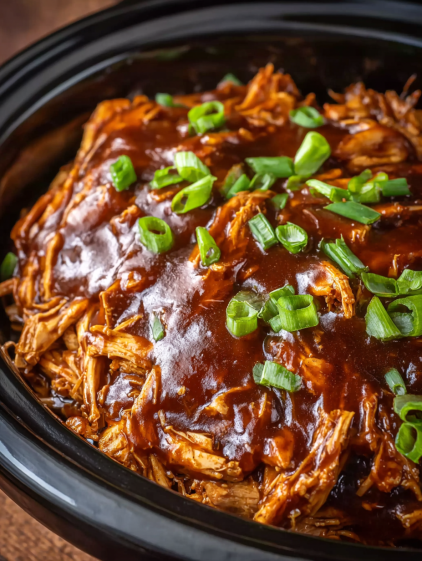 Slow Cooker Barbecue Chicken.