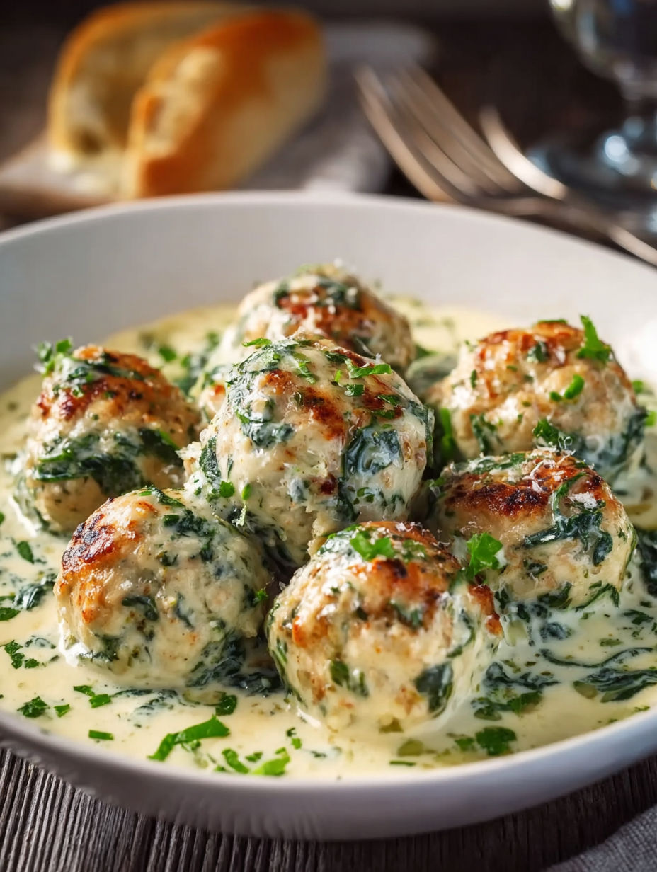 A bowl of food with green stuff in it.