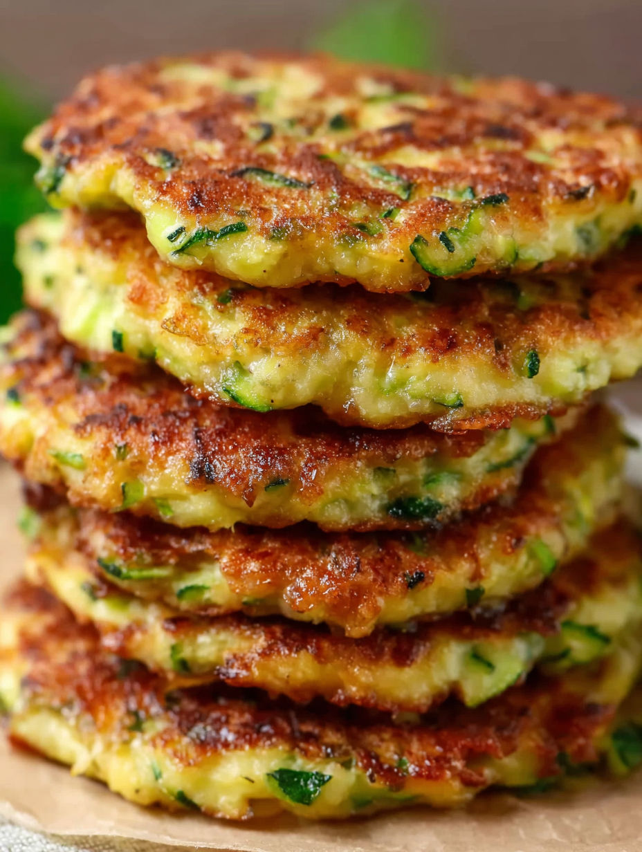 A stack of pancakes with green toppings.