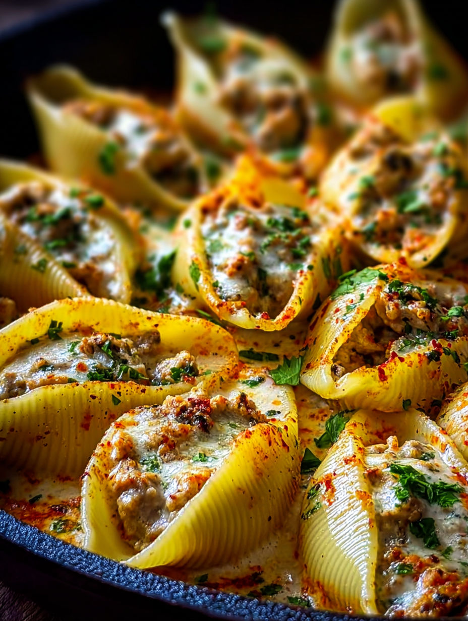 A plate of food with a variety of pasta dishes.