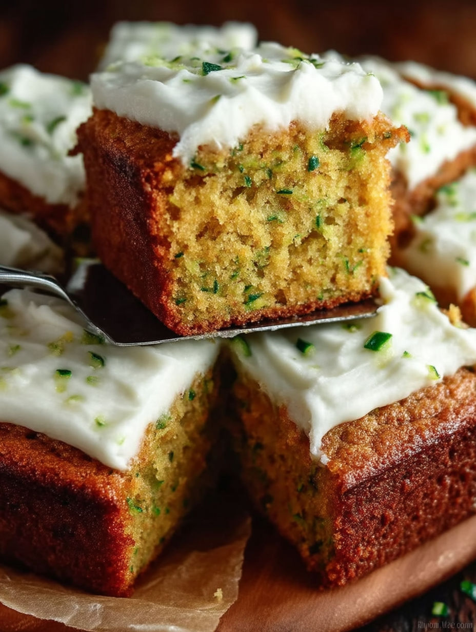 A slice of cake with cream cheese frosting.