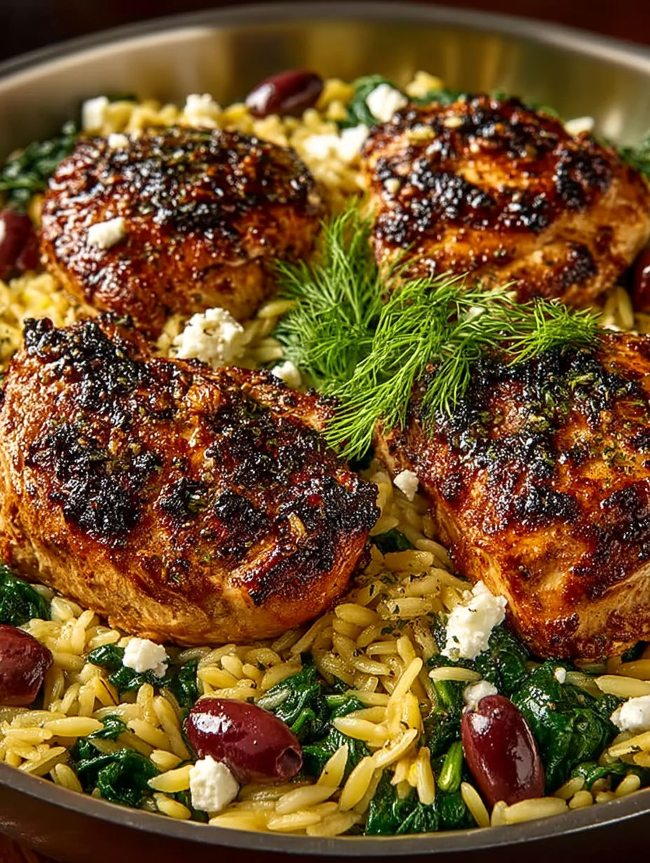 A plate of food with rice, chicken, and vegetables.