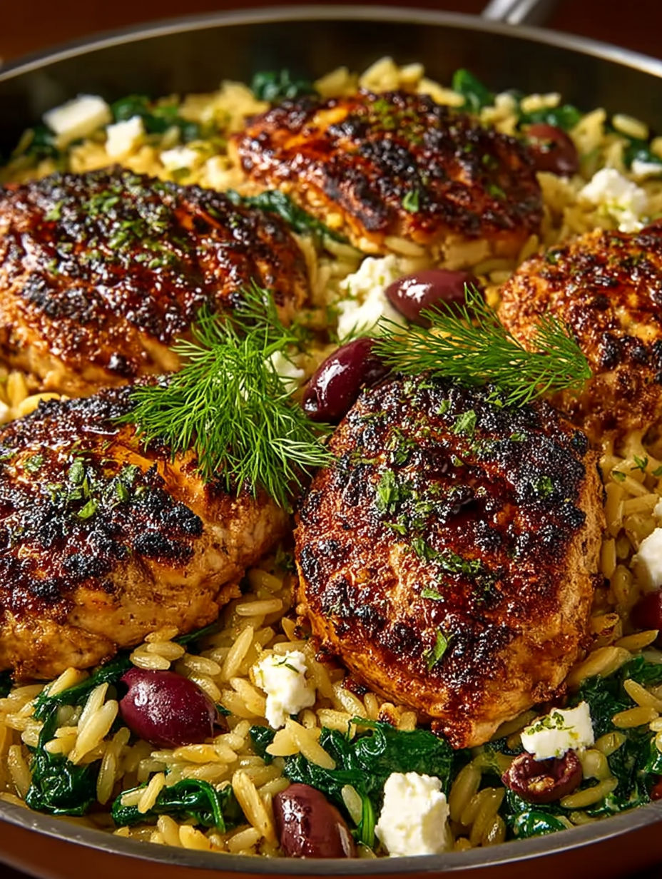 A plate of food with rice, chicken, and vegetables.