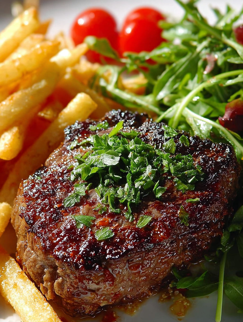 A delicious and healthy steak hache pokey salad.