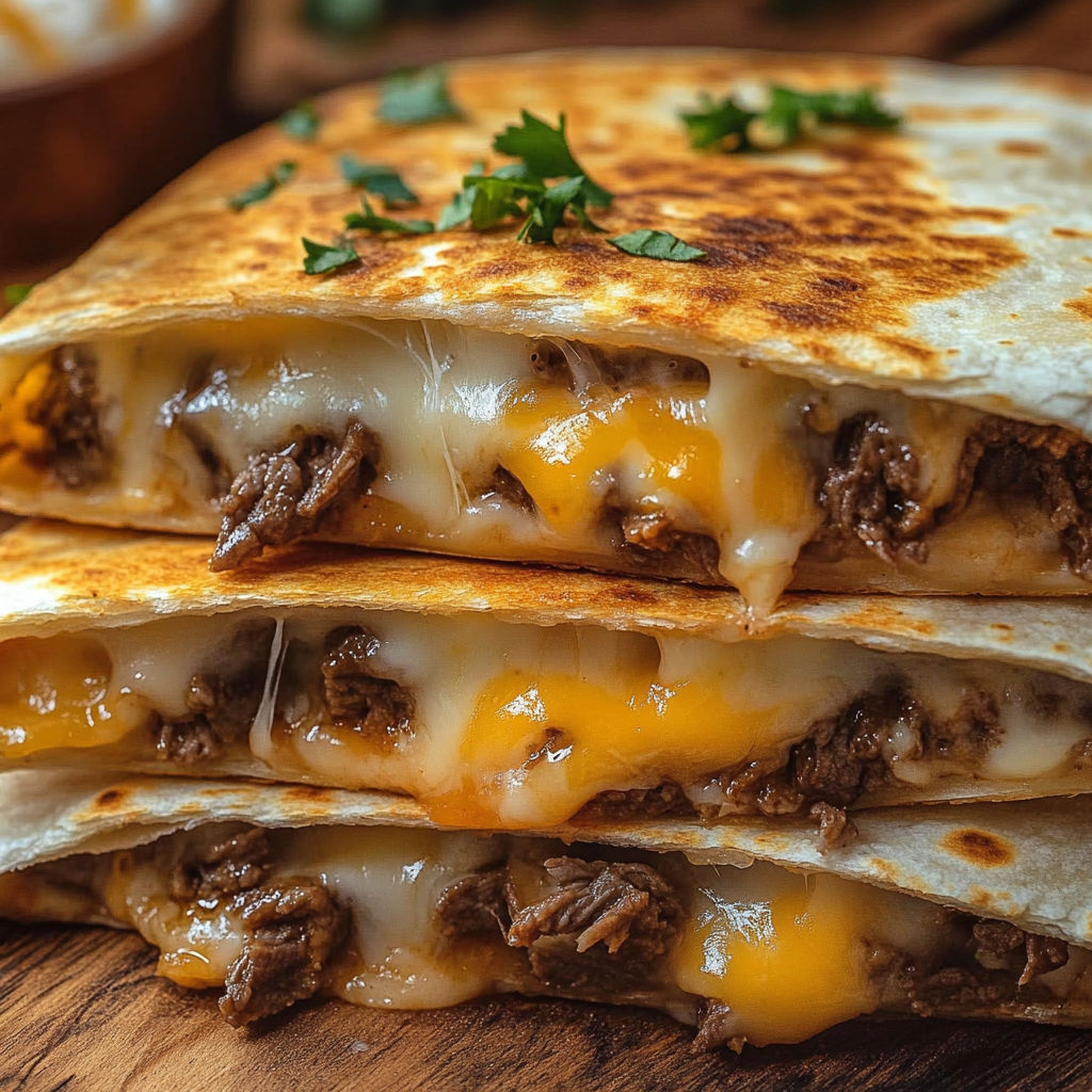 A Taco Bell steak quesadilla with cheese.