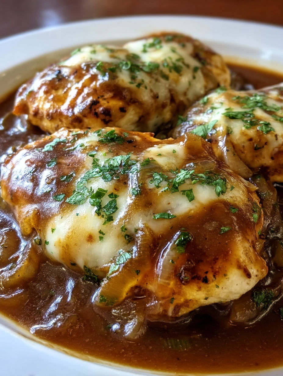French onion chicken gravy.