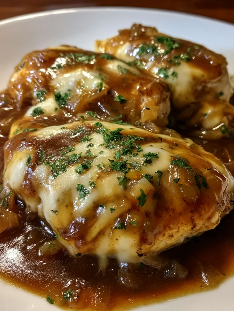French onion chicken gravy.