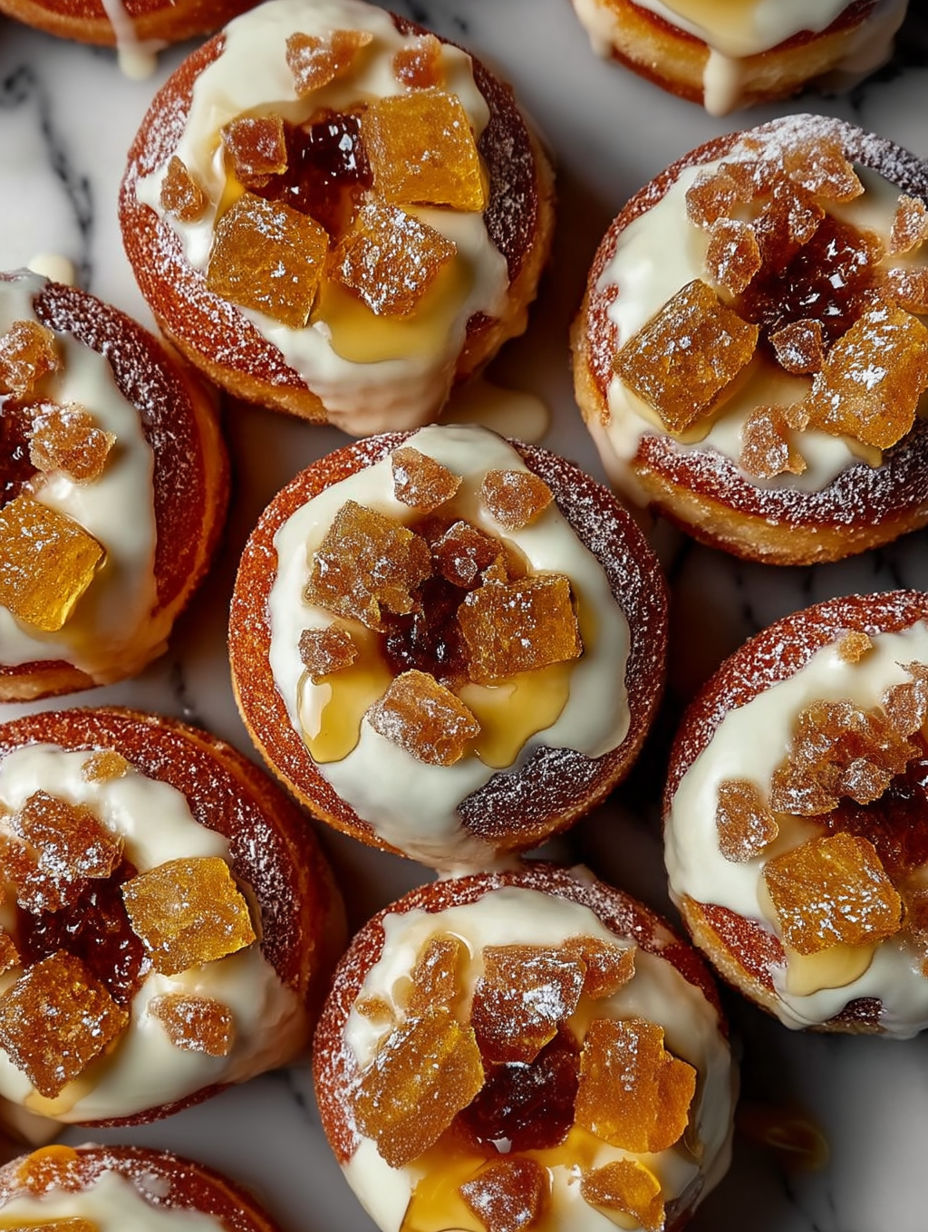 A close up of a delicious looking donut.