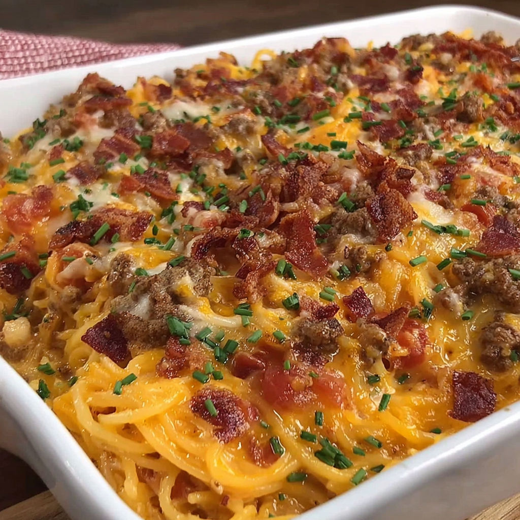 A white bowl filled with a creamy cheesy twist.