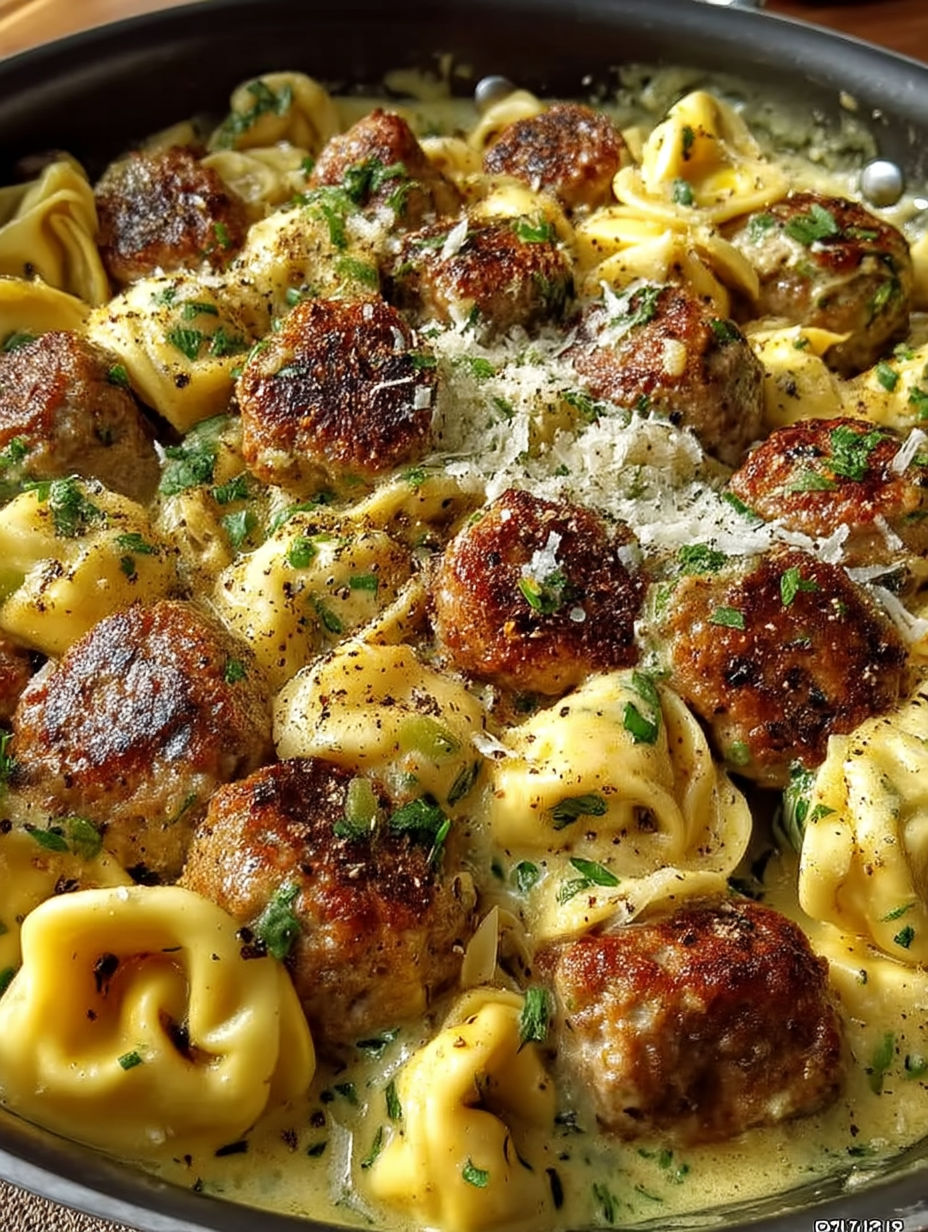 A close up of a delicious one pot meal.