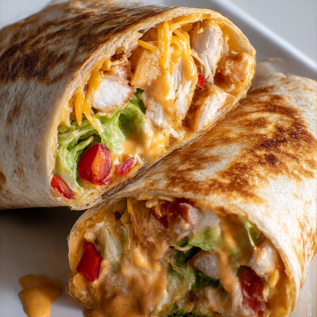 A Chipotle Ranch Chicken Burrito.
