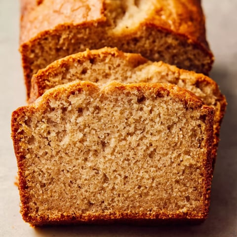 A slice of banana cinnamon maple cake.
