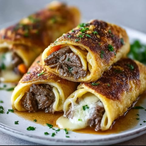 A plate of keto Philly cheesesteak roll ups.