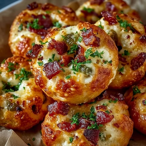 A plate of cheesy party bites.