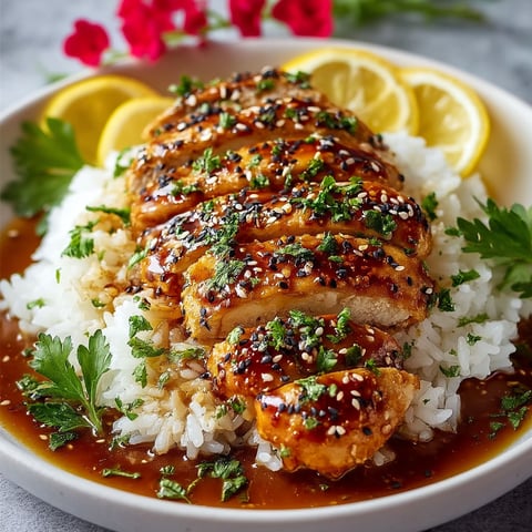A plate of food with rice and chicken.