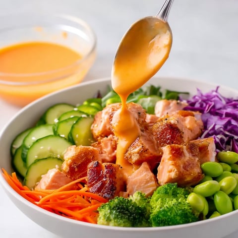 A bowl of food with a spoon in it.